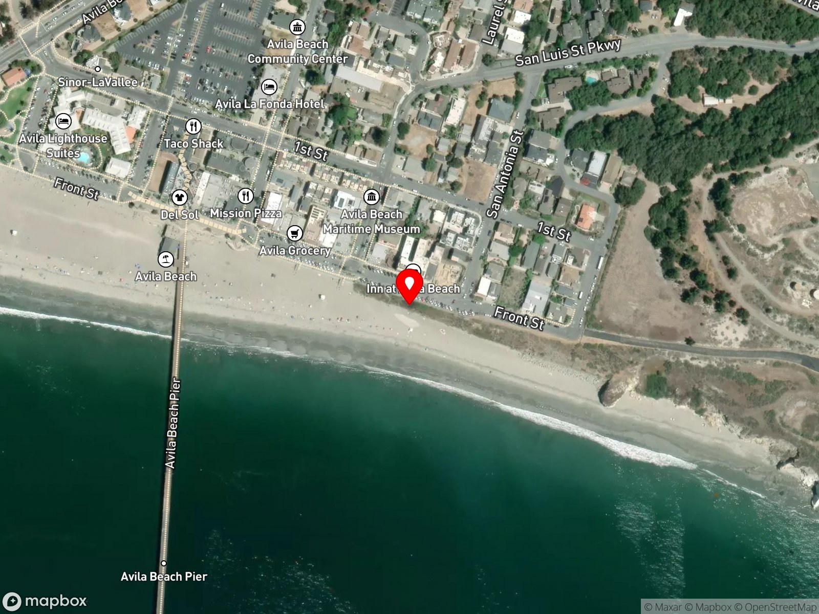 Map of Avila Beach