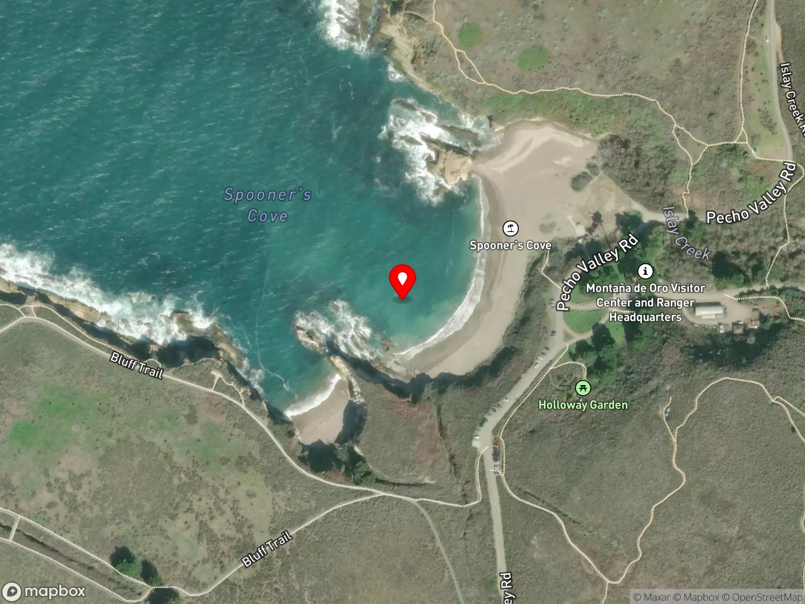 Map of Corallina Cove