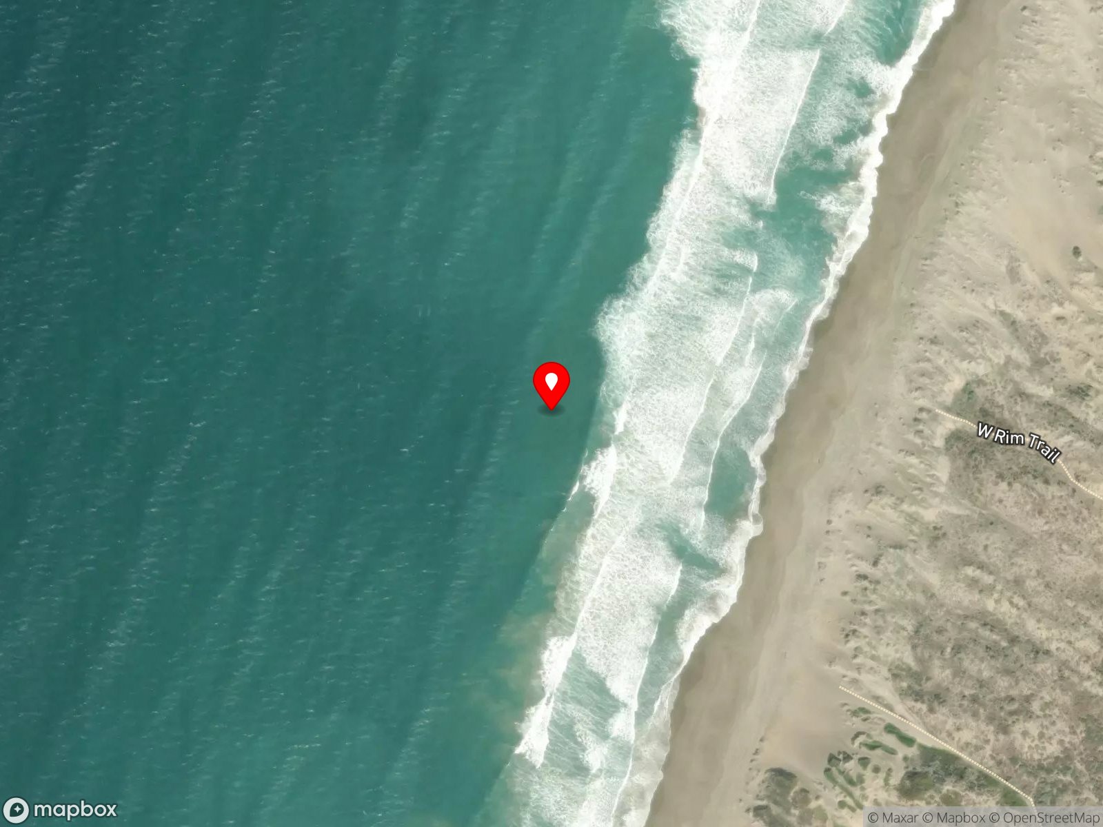 Map of Hazard Canyon Reef