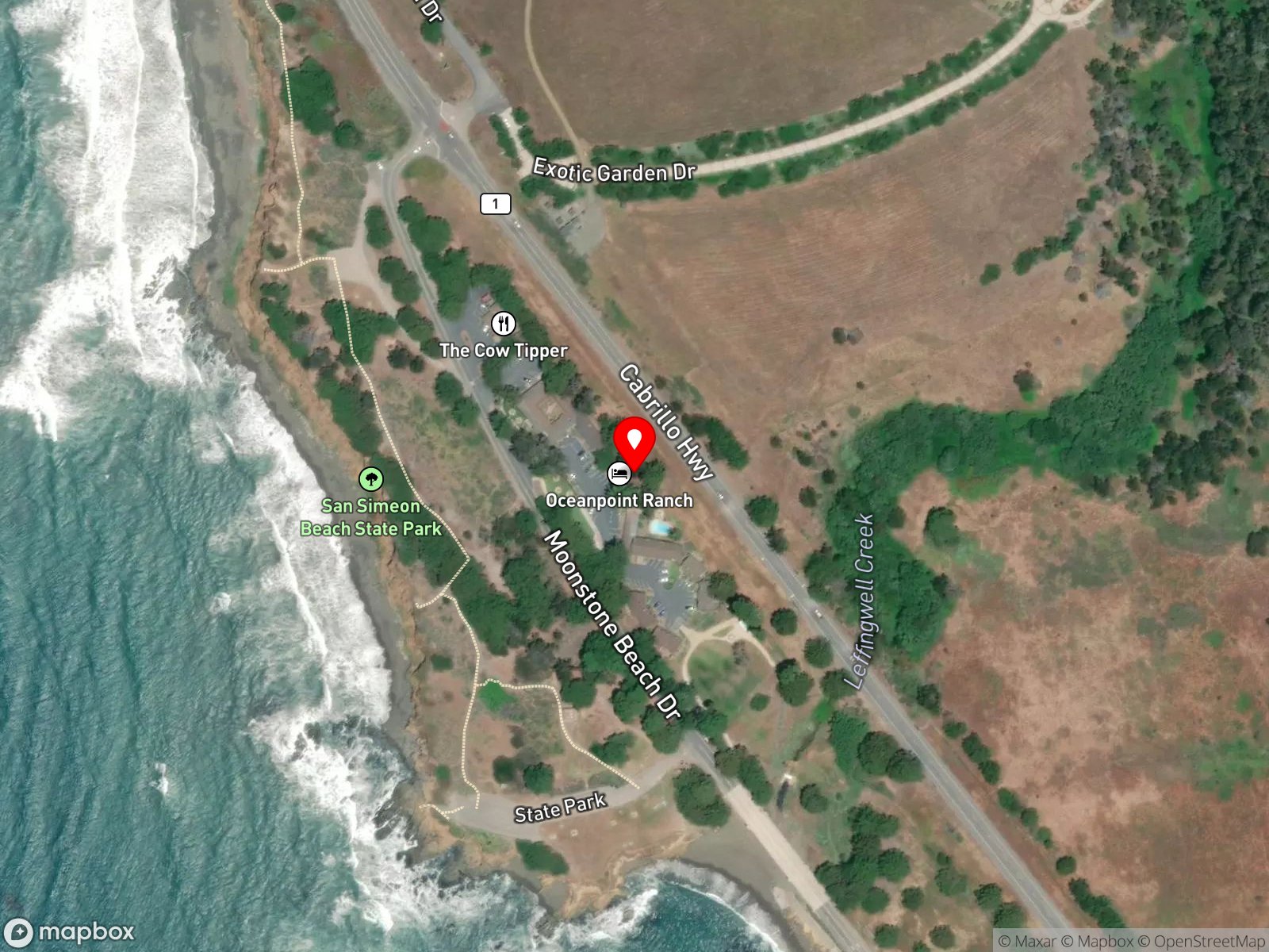 Map of Leffingwell Landing