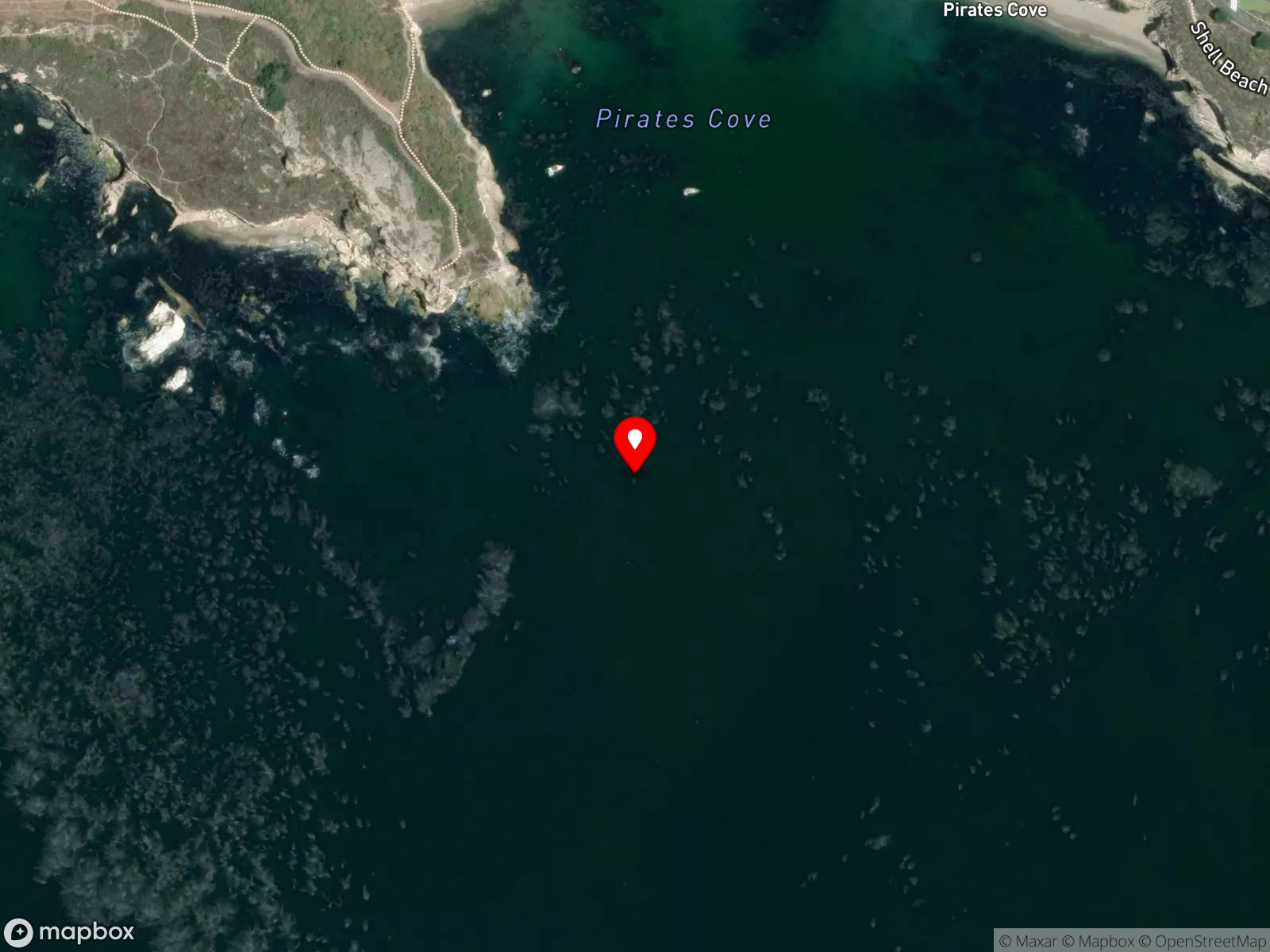 Map of Pirate's Cove
