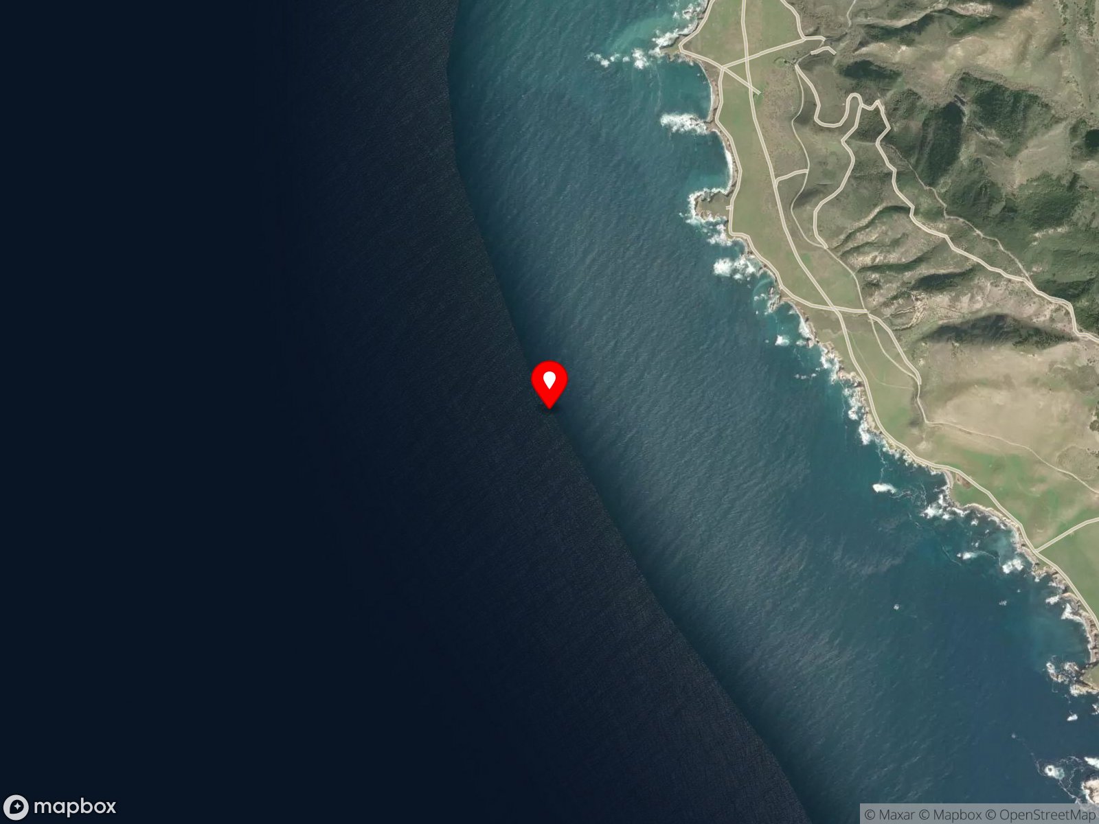 Map of Point Buchon Pinnacles