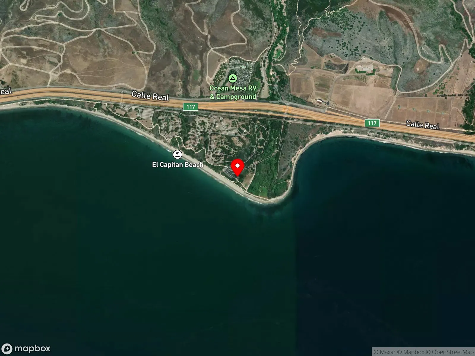 Map of El Capitan State Beach