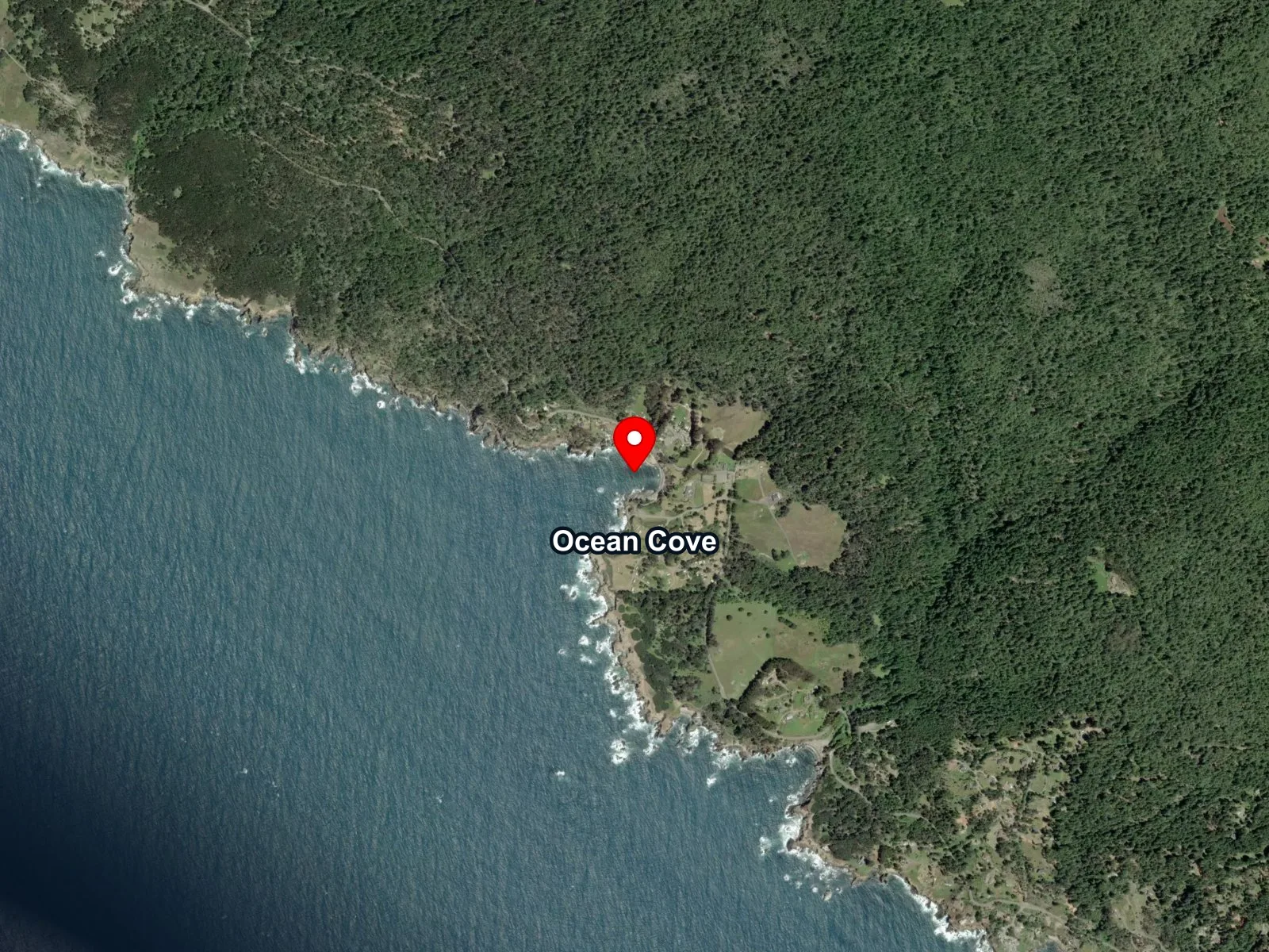 Map of Ocean Cove