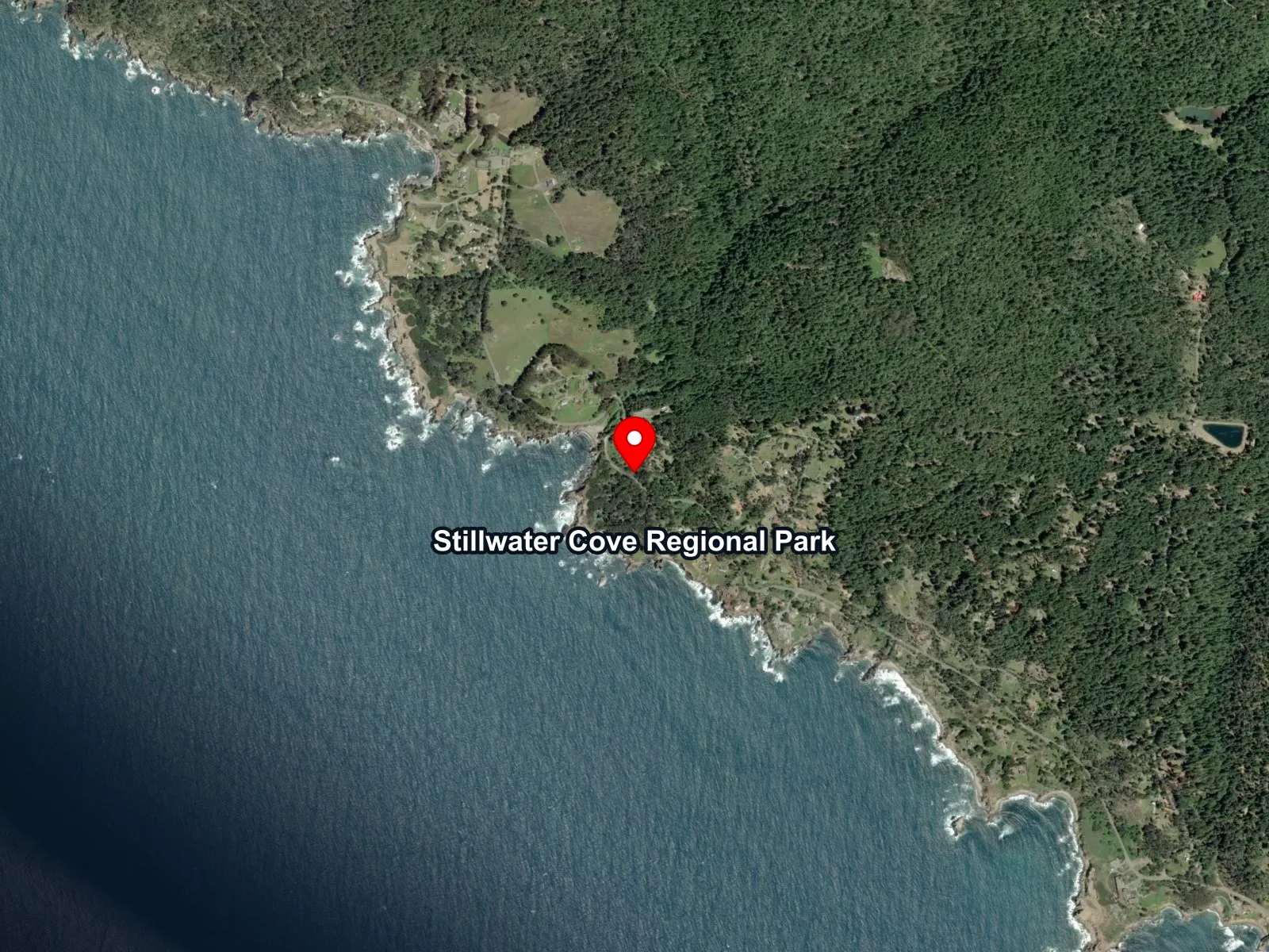 Map of Stillwater Cove Regional Park