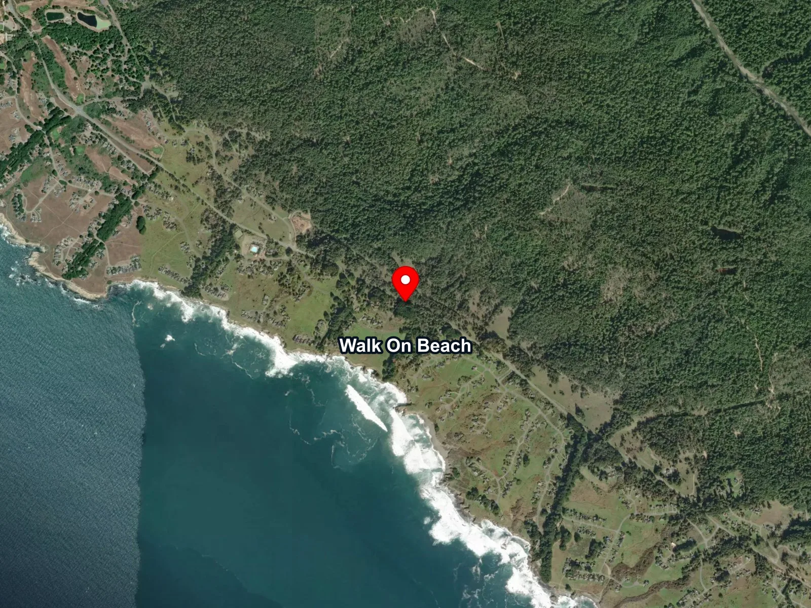 Map of Walk On Beach